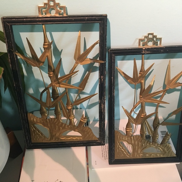 BAMBOO INSPIRED ART FRAMES SET OF 2 - Picture 4 of 7
